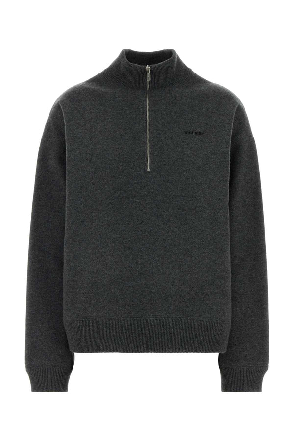 Miu Miu 100% Cashmere sweater in gray