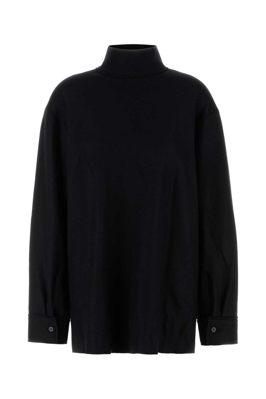 Jil Sander 80% Wool 20% Nylon sweater in black