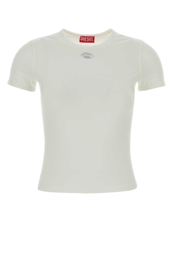 Diesel 95% Cotton 5% Elastane t-shirt in white