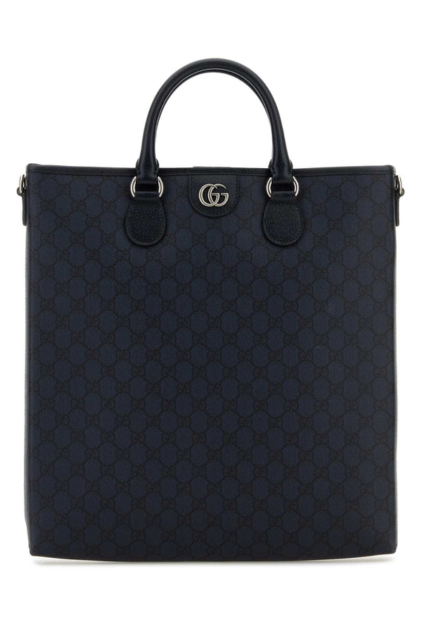 Gucci Exterior: 100% Fabric tote bag in navy