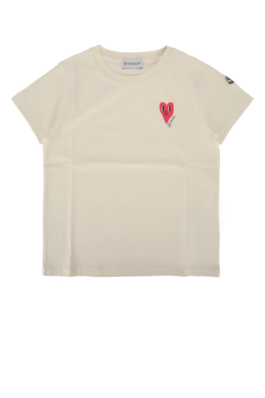 Moncler Jr Cotton t-shirt in beige