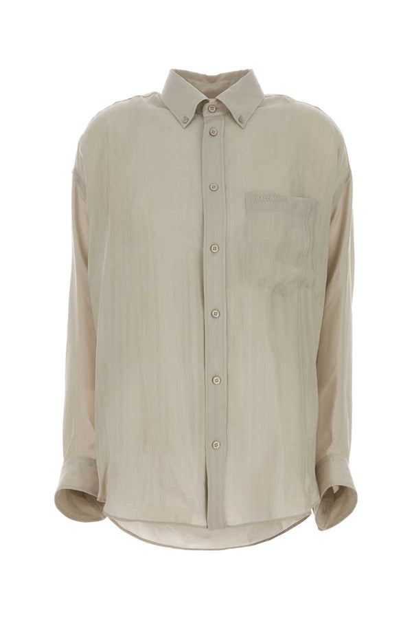 Balenciaga Cupro 100% shirt in beige