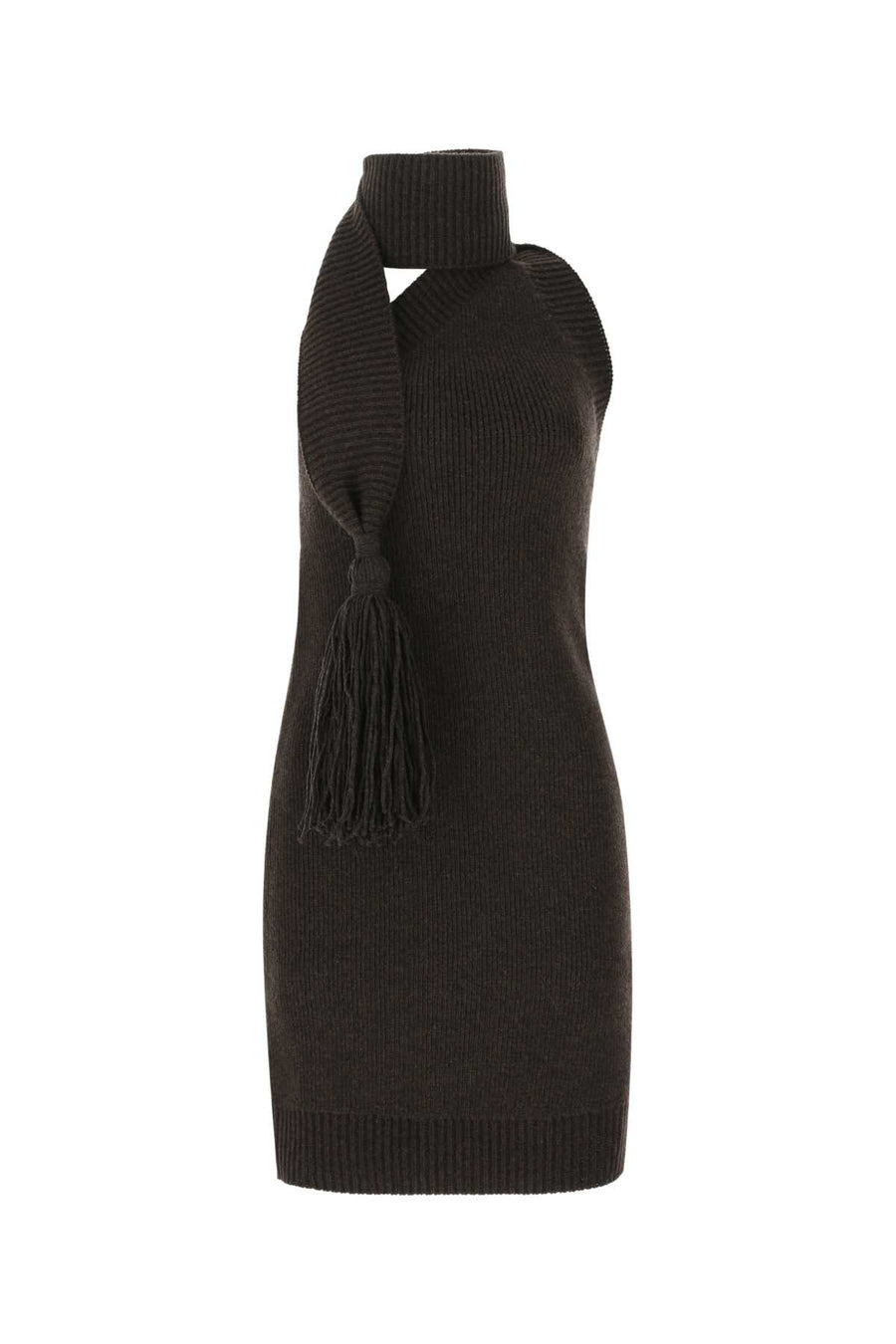 Bottega Veneta 100% Wool dress in brown