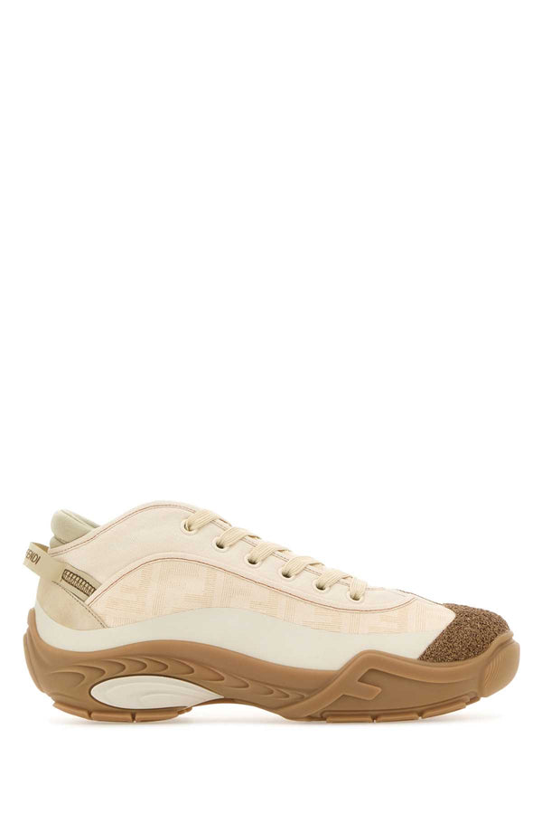 Fendi Exterior: 100% Cotton sneaker in white