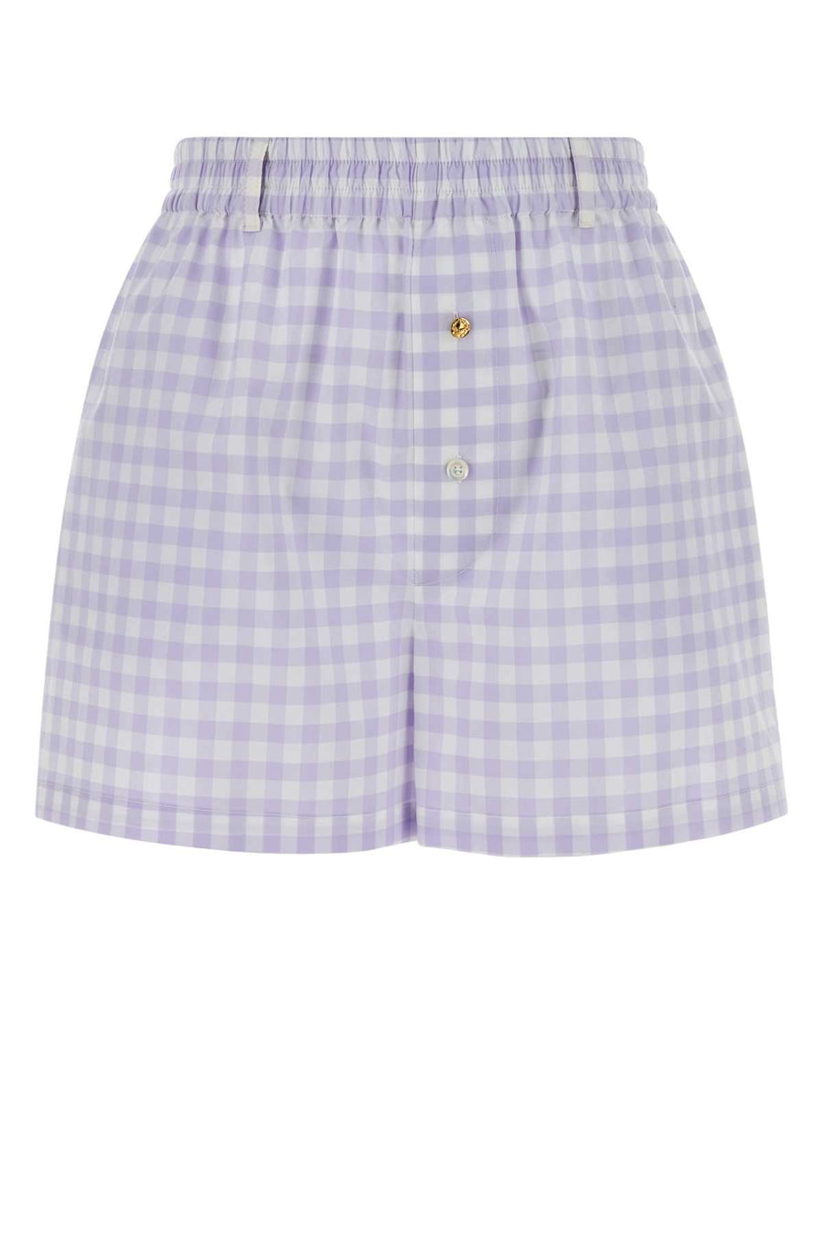 Moschino 100% Cotton bermuda shorts in purple