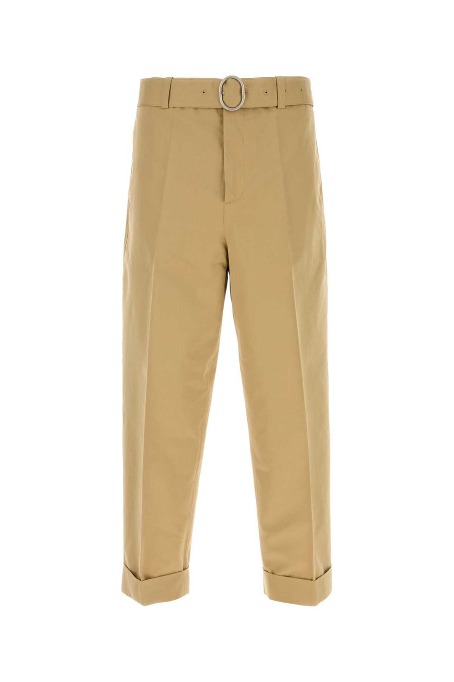 Jil Sander 86% Cotton trousers in beige