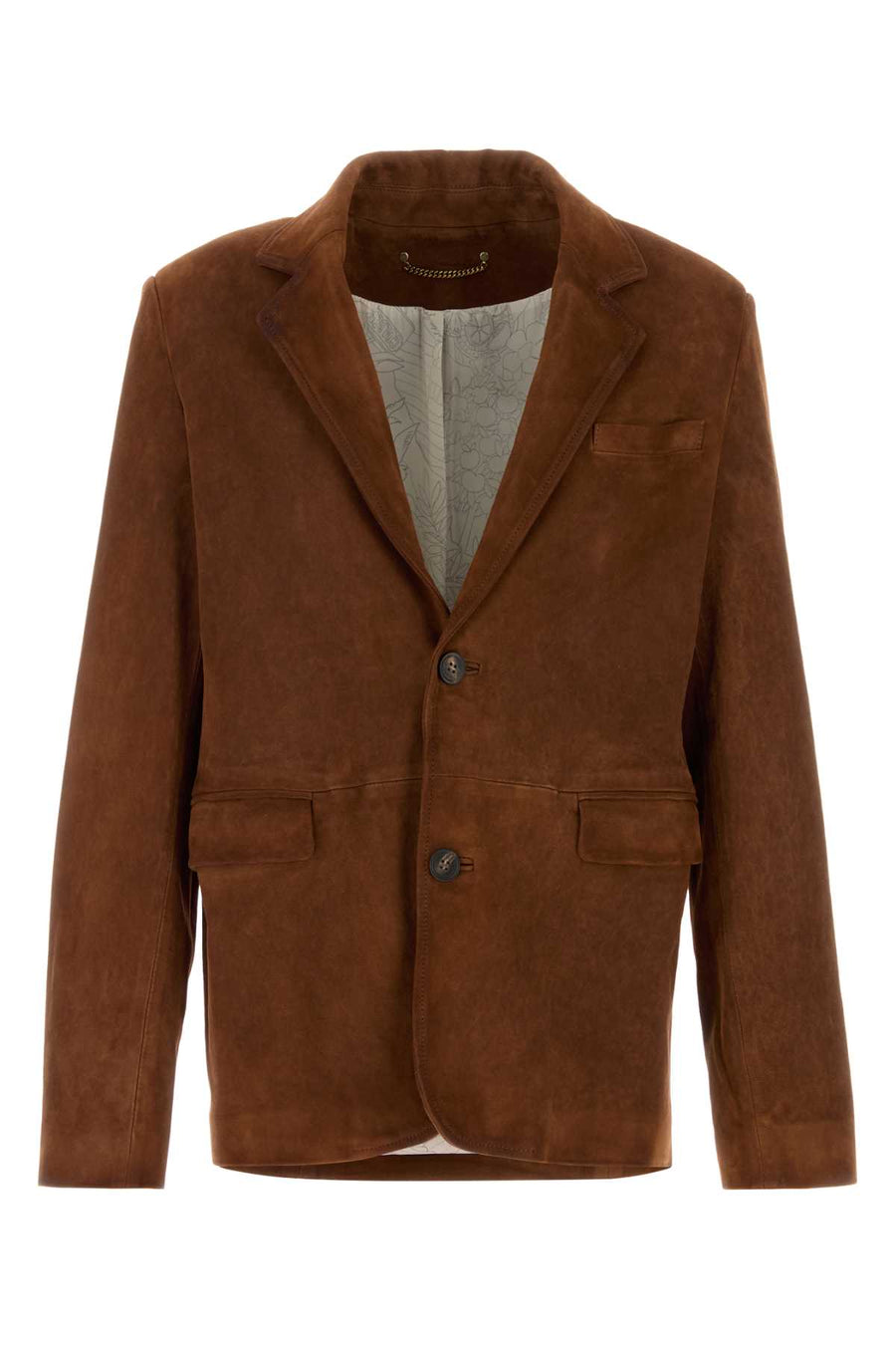 Golden Goose Deluxe Brand Leather Exterior: 100% Ovine leather; Lining: 100% Polyester blazer in brown