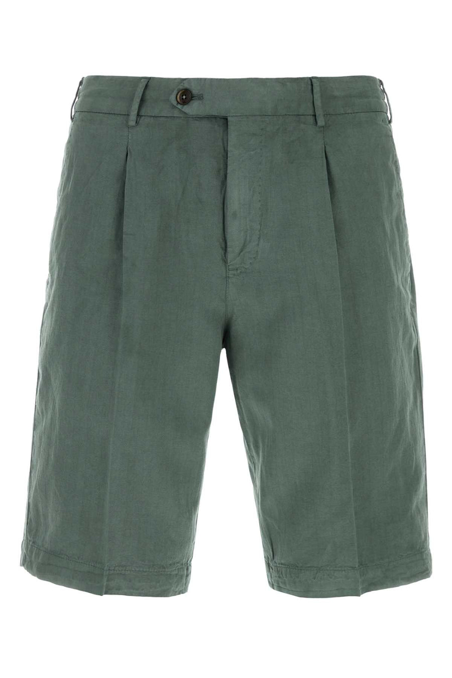 Pt Torino 59% Lyocell bermuda shorts in green