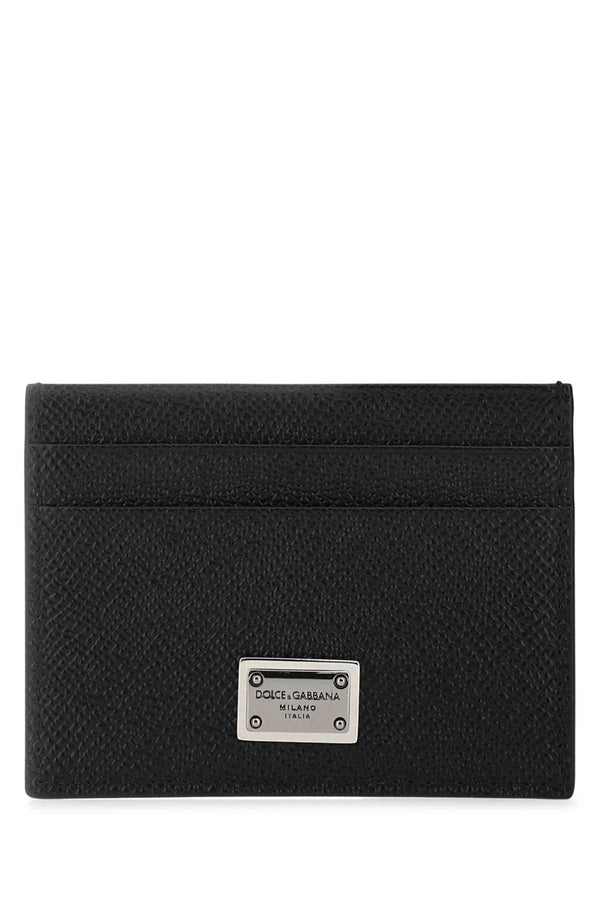 Dolce & Gabbana 100% Vitello card case in black