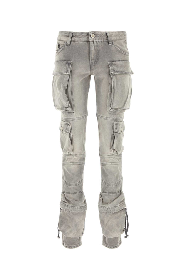 The Attico 100% Cotton jeans in gray