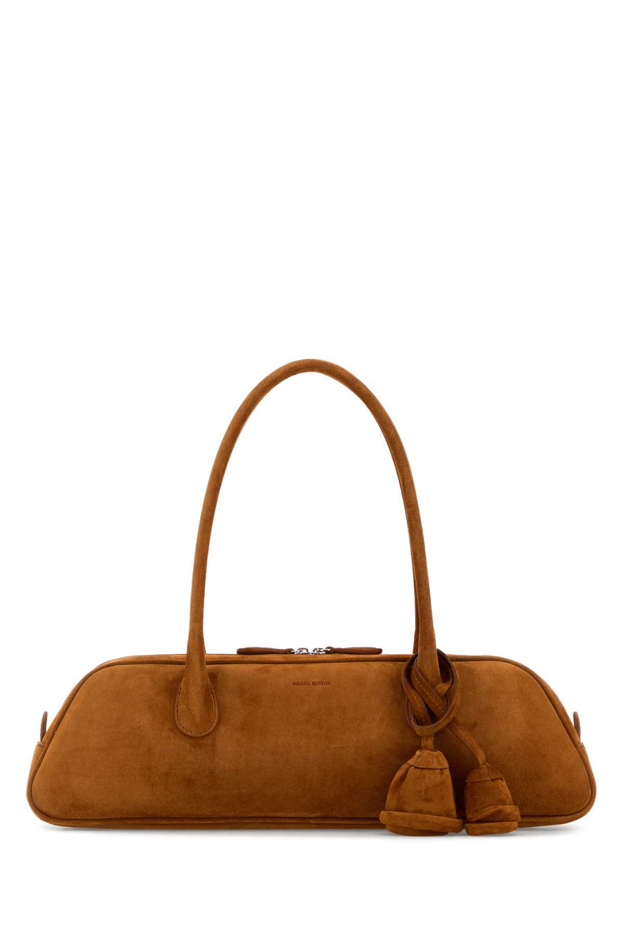 Magda Butrym Exterior: 100% Suede shoulder bag in camel
