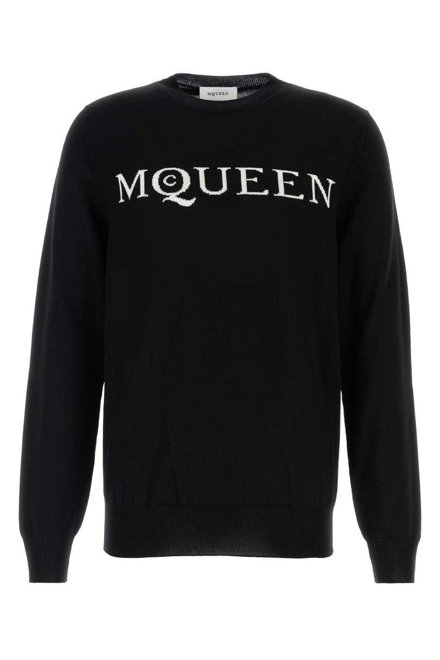 Alexander McQueen Merino wool sweater in black