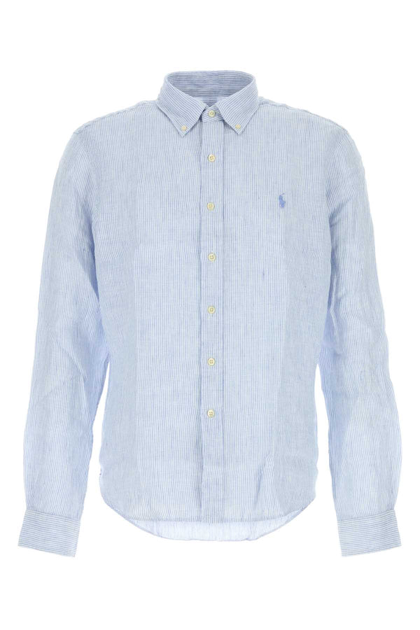 Polo Ralph Lauren 100% Linen shirt in blue