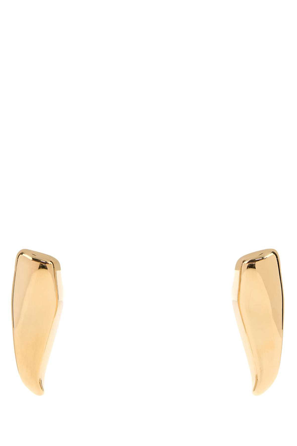 Gold Silver Large Prisma Earrings Silveryellowgold Orecchini