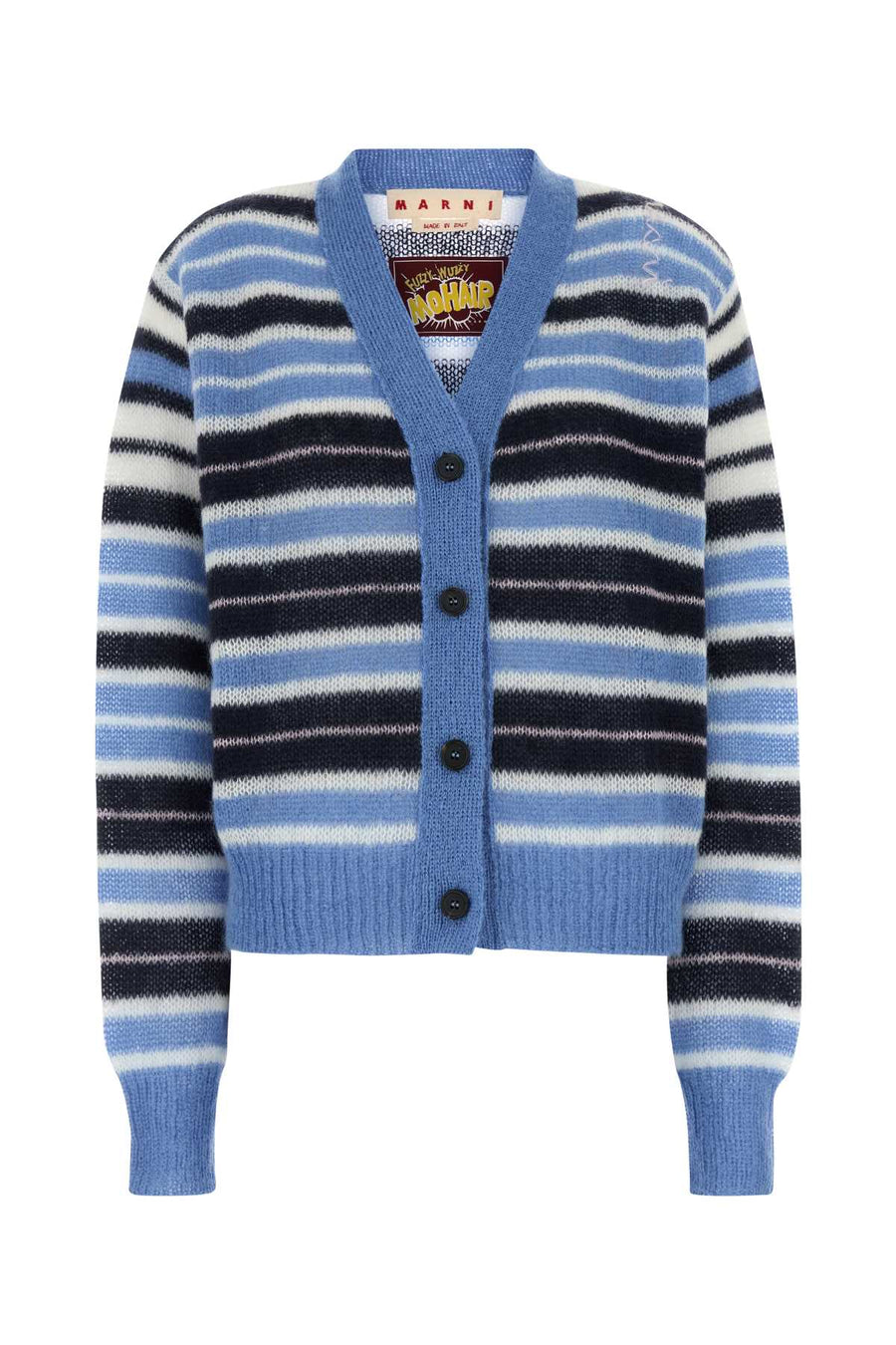 Marni 67% Mohair cardigan in blue