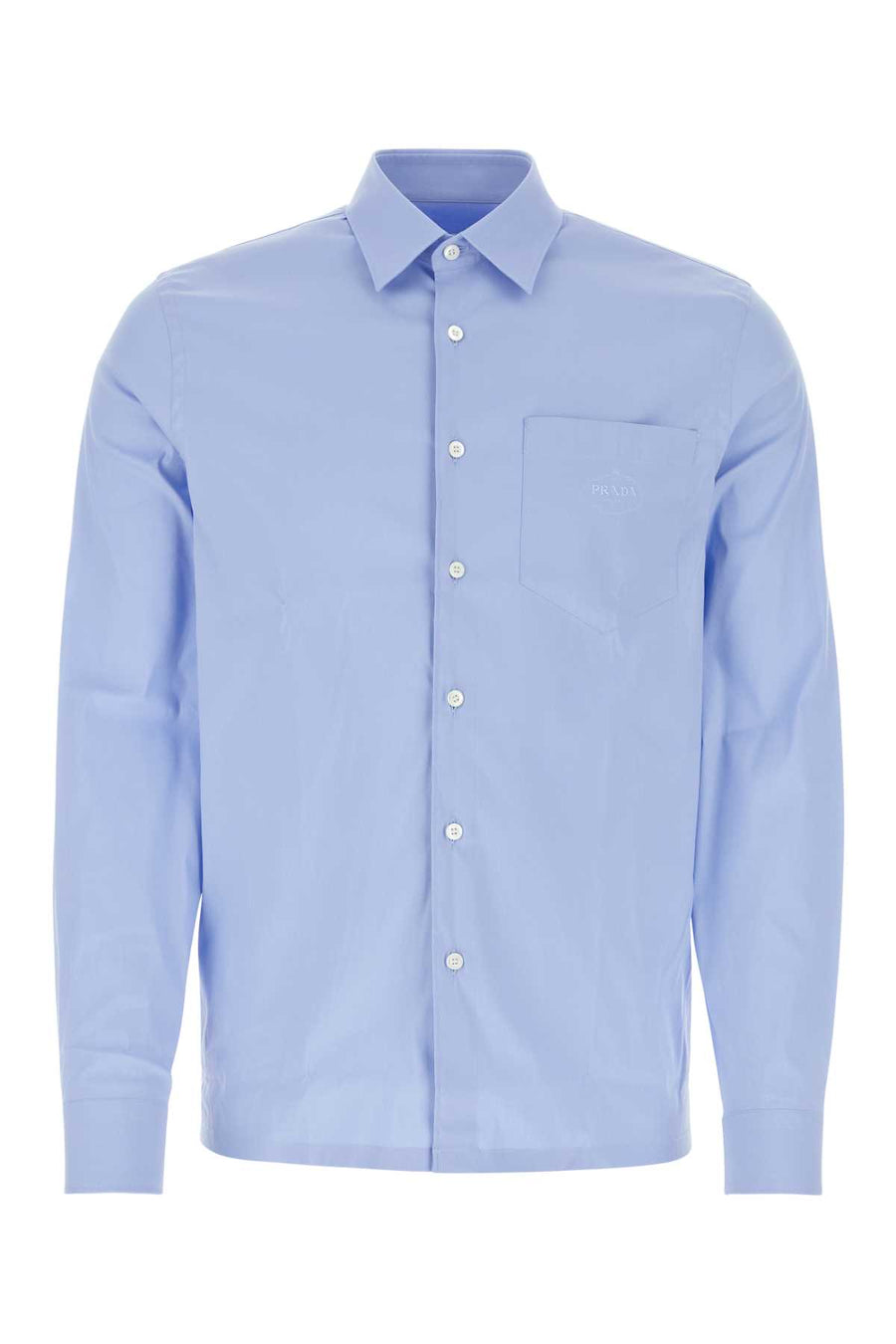 Prada 75% cotton shirt in blue
