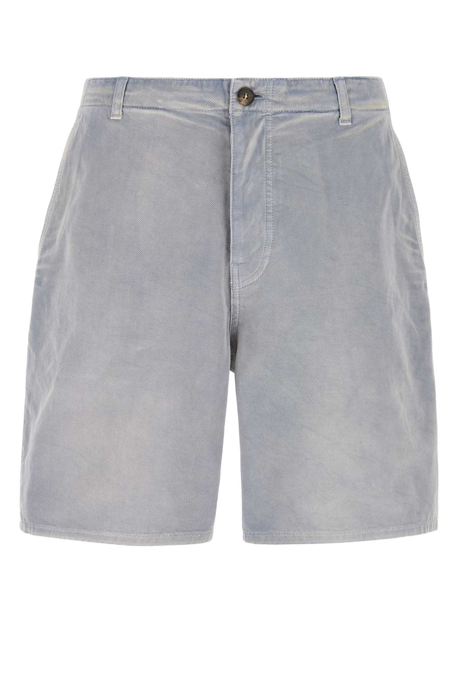 Prada 100% Cotton bermuda shorts in blue