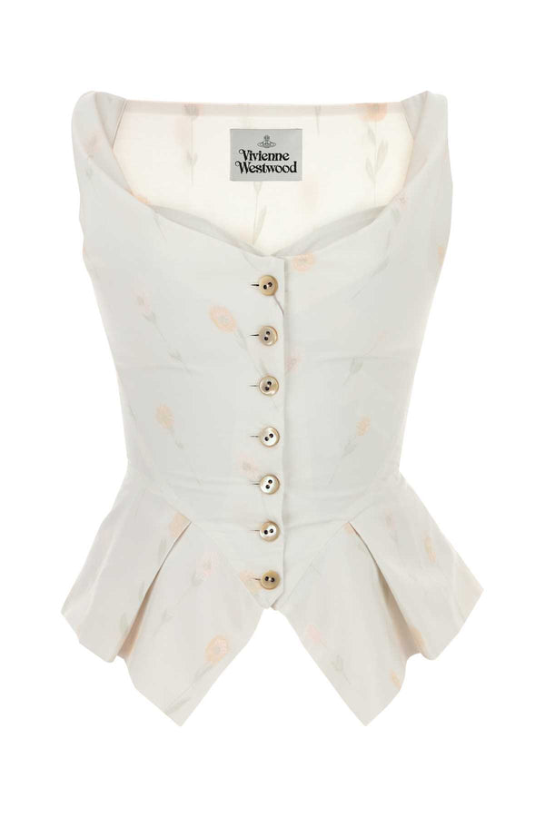Vivienne Westwood Vest 93% Cotton vest in white