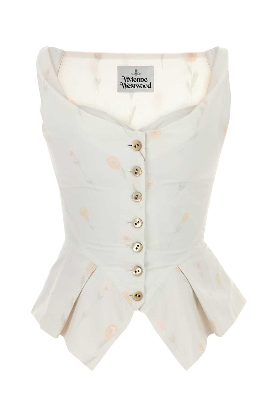 Vivienne Westwood Vest 93% Cotton vest in white