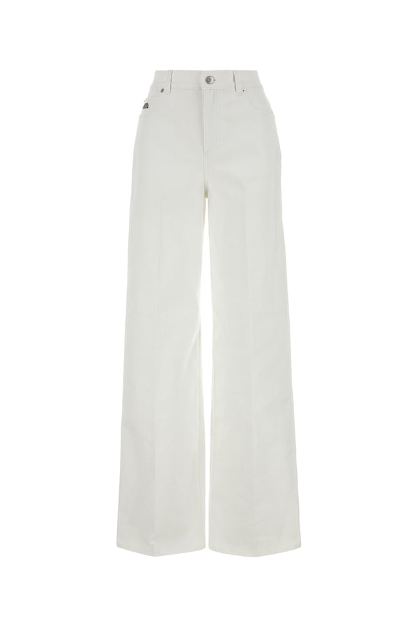 Alexander McQueen T Cotone 97% jeans in white