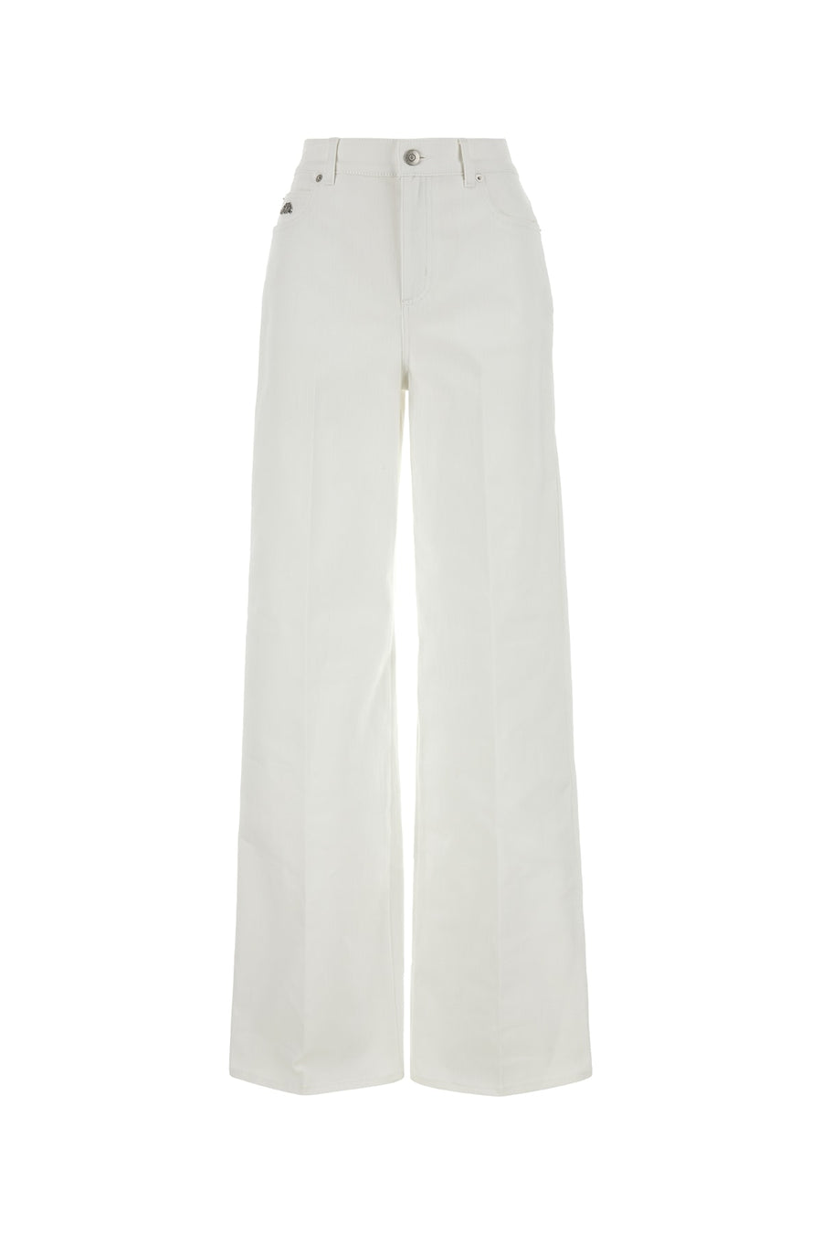 Alexander McQueen T Cotone 97% jeans in white