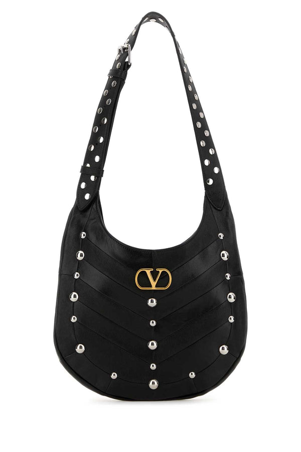 Valentino Garavani Exterior: 100% Leather; Lining: 100% Leather shoulder bag in black