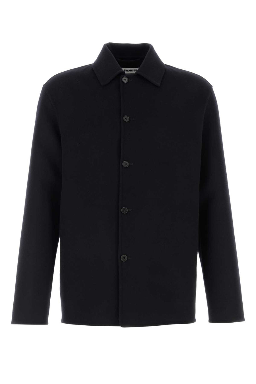 Jil Sander Shirt 90% Virgin wool shirt in navy