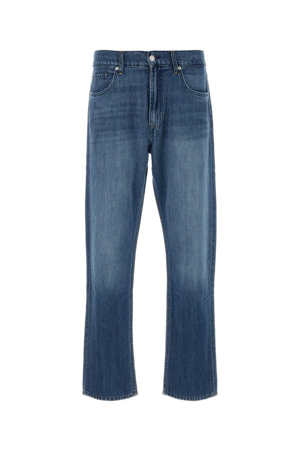 Seven For All Mankind 60% Cotton 40% Linen jeans in blue