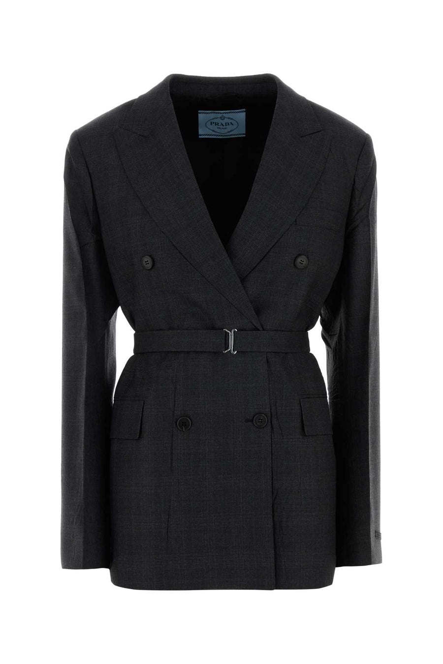 Prada Exterior: 100% Virgin wool Lining: 100% Viscose blazer in gray
