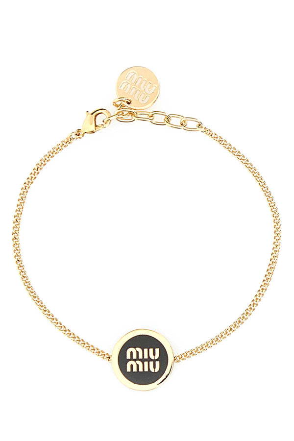Gold Metal Bracelet Nero Ottone Bracciali