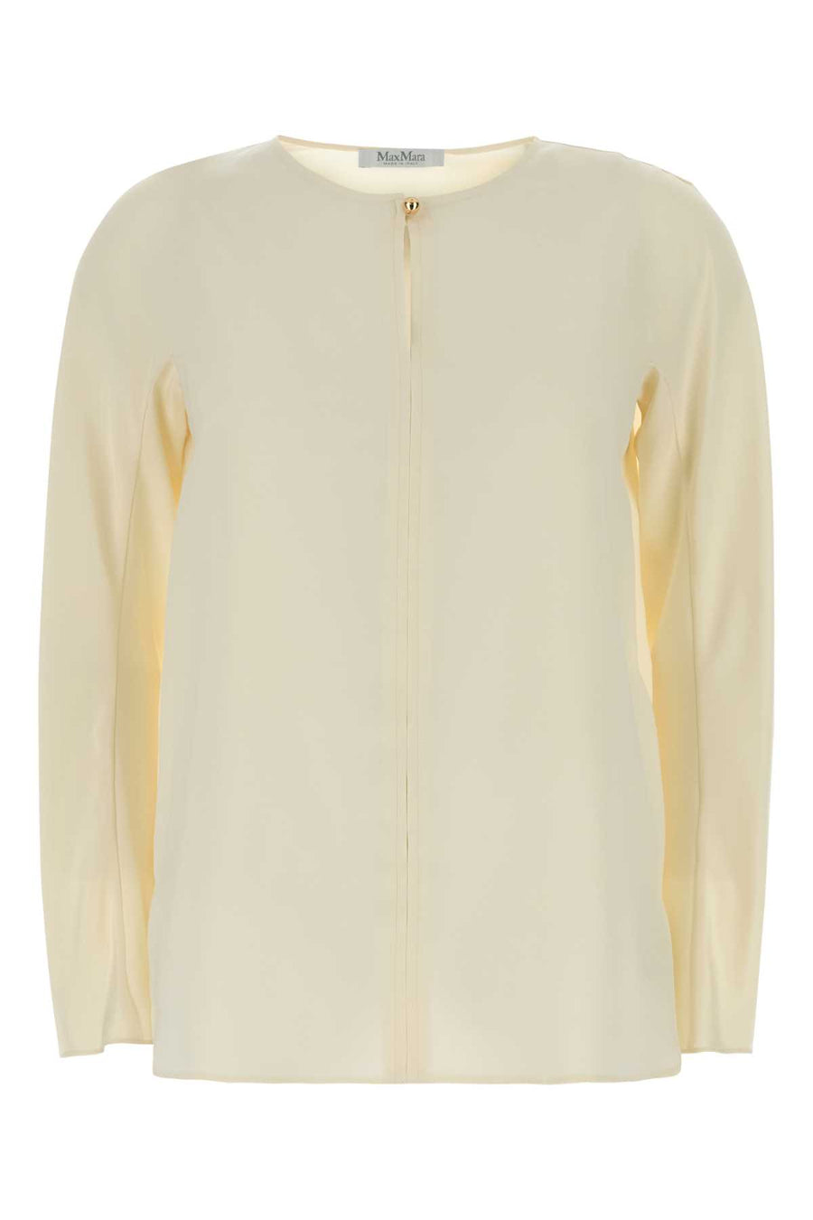 Max Mara 93% Silk sweater in beige