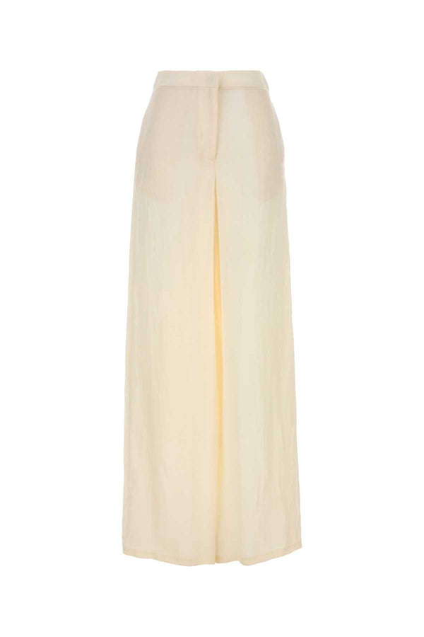 Blumarine 100% Viscose trousers in beige