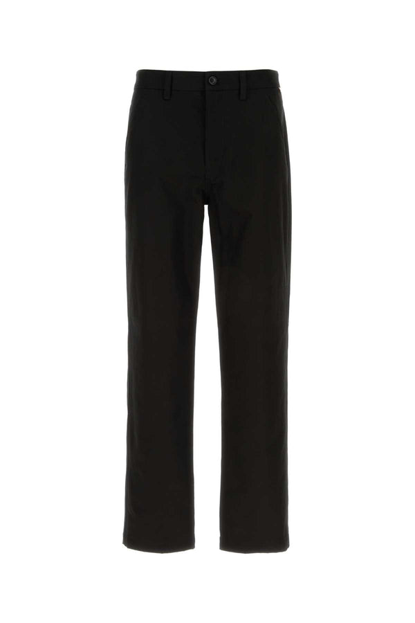 Burberry 100% Cotton trousers in black
