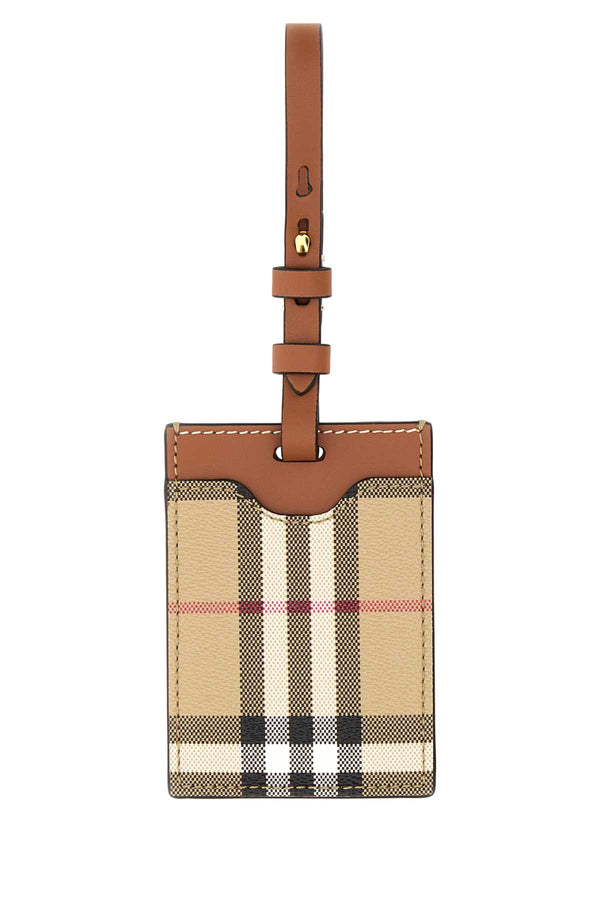Burberry Exterior: 71% Polyurethane card case in beige