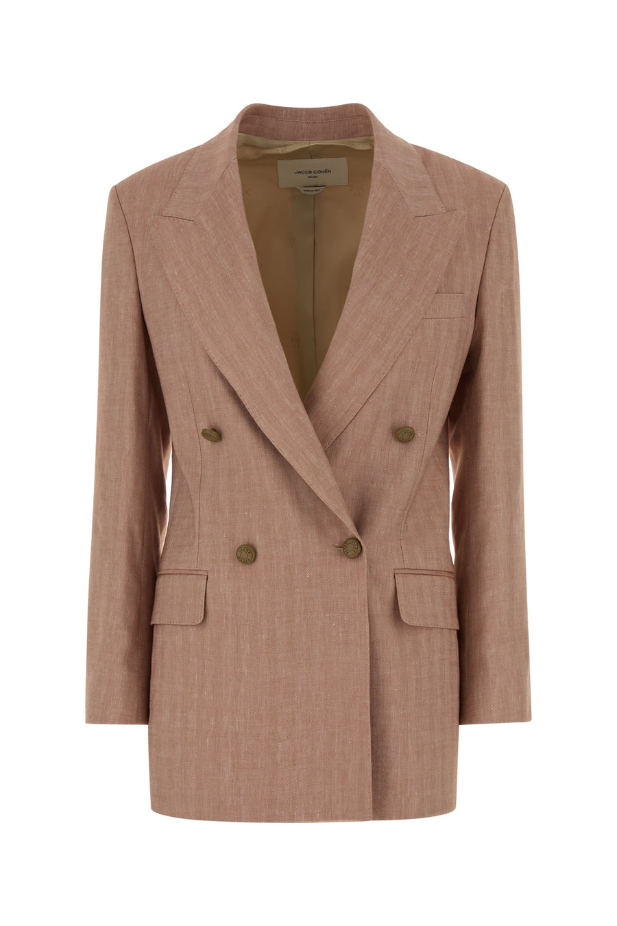 Jacob Cohen 52% Linen blazer in rose