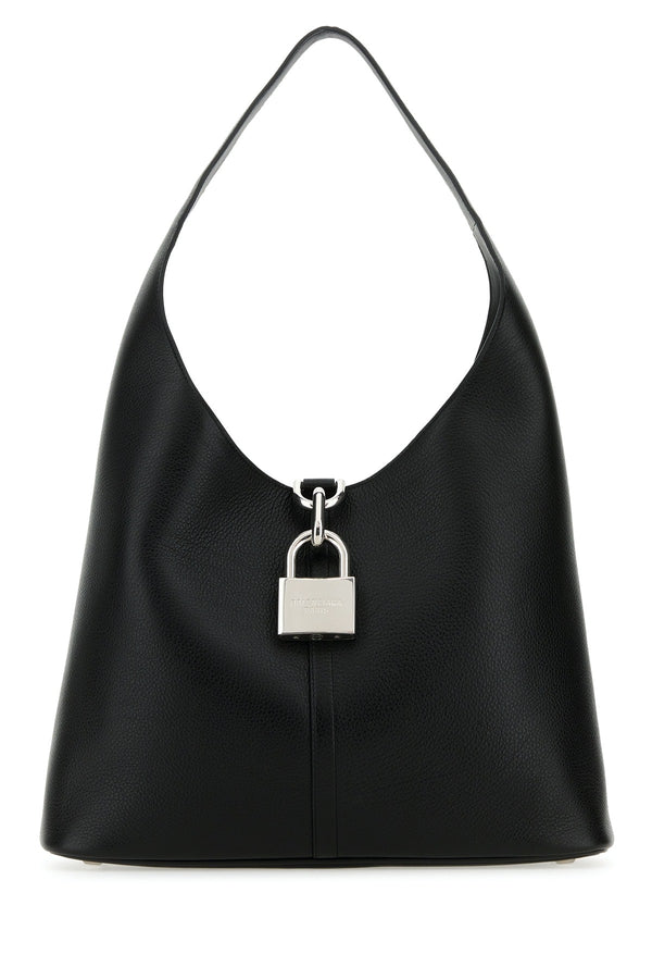 Balenciaga Domesticated calf leather shoulder bag in black