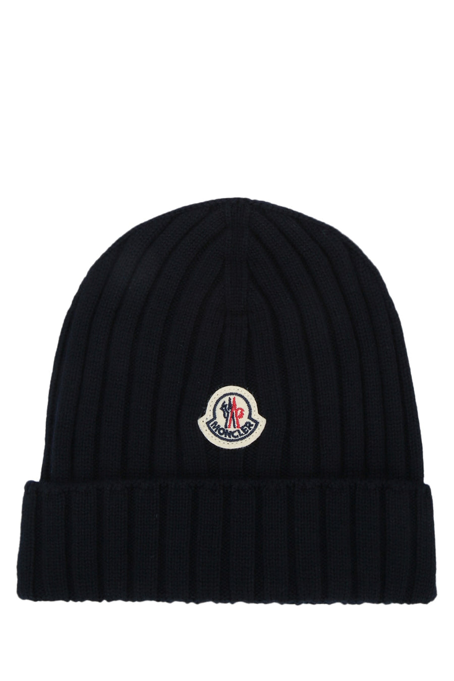 Moncler Jr HAT Wool winter hat in black