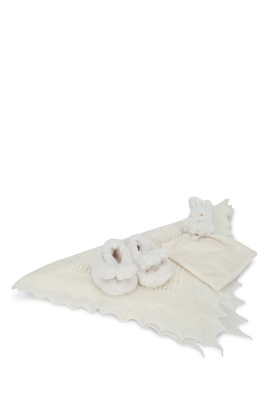 Coffret Nuit Blanc Bib Lait Coton Laine Extra-accessori