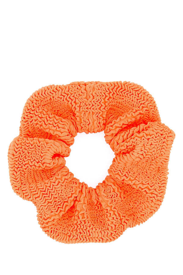 Hunza G 97% Nylon hair band in orange