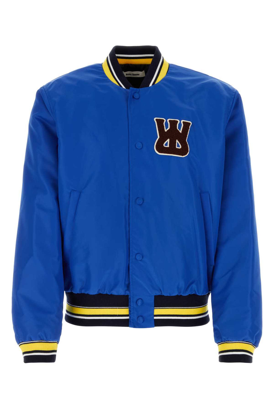 Wales Bonner Exterior: 100% Nylon; Lining: 100% Polyester bomber jacket in blue