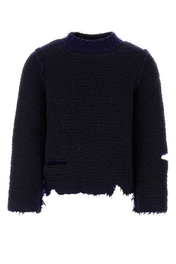 Namacheko 65% Merino wool sweater in navy