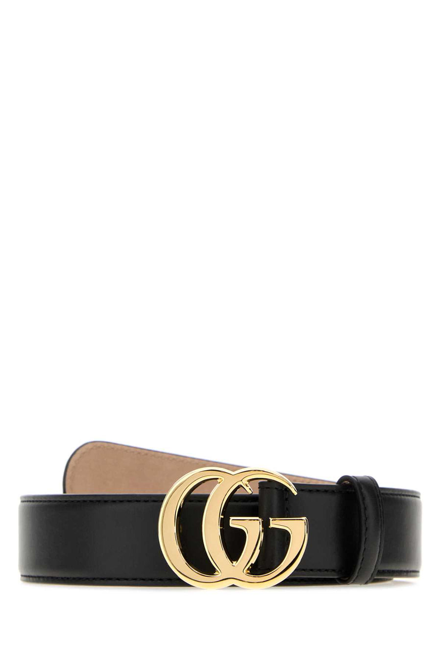 Gucci Exterior: 100% Leather; Finishing: Golden metal belt in black