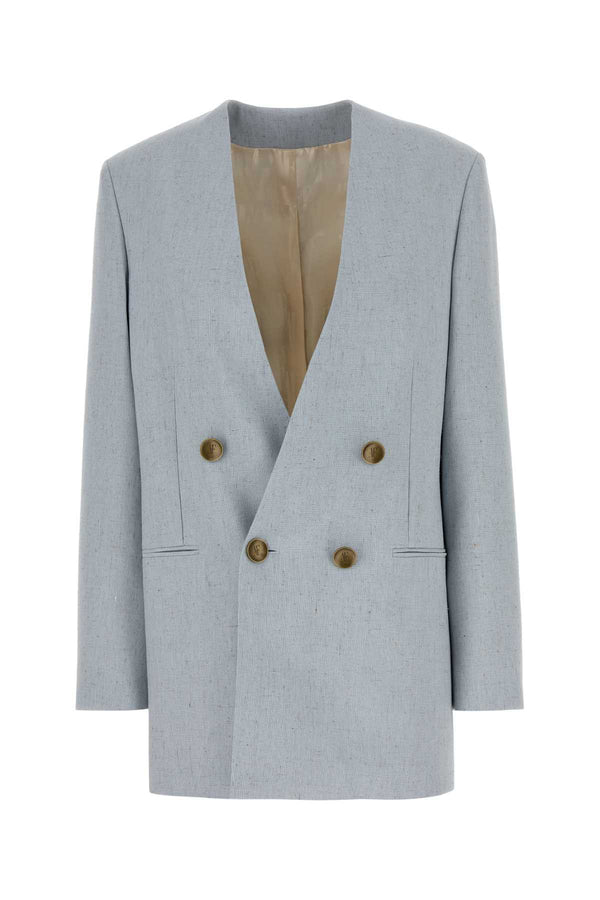 Alberta Ferretti 82% Viscose blazer in blue