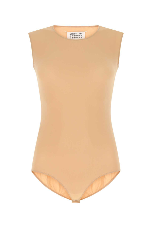 Maison Margiela 73% Polyamide 27% Elastane bodysuit in beige