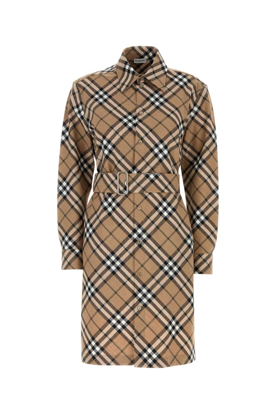 Burberry 55% Polyester 45% Wool dress in beige