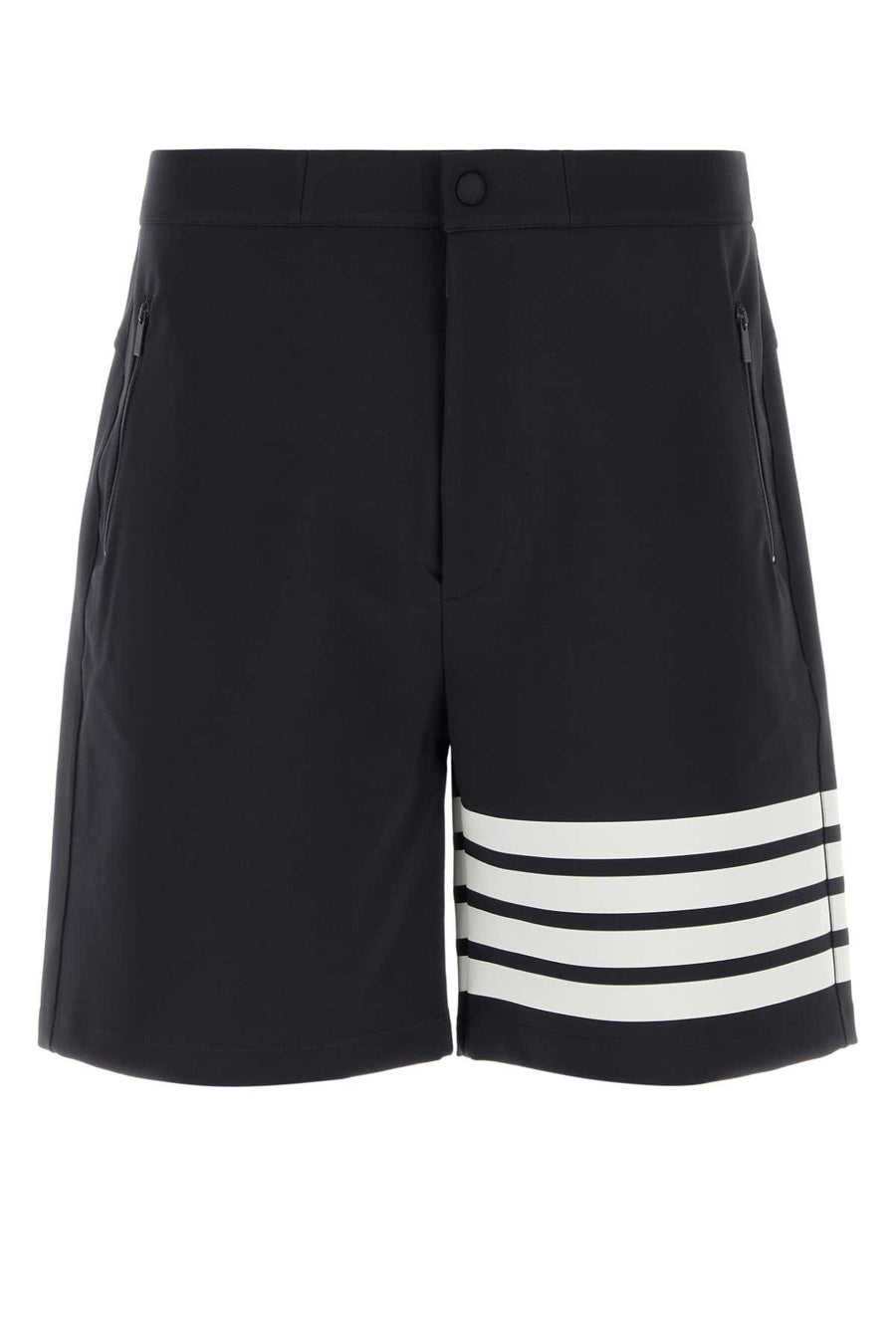 Thom Browne 73% Viscose bermuda in navy