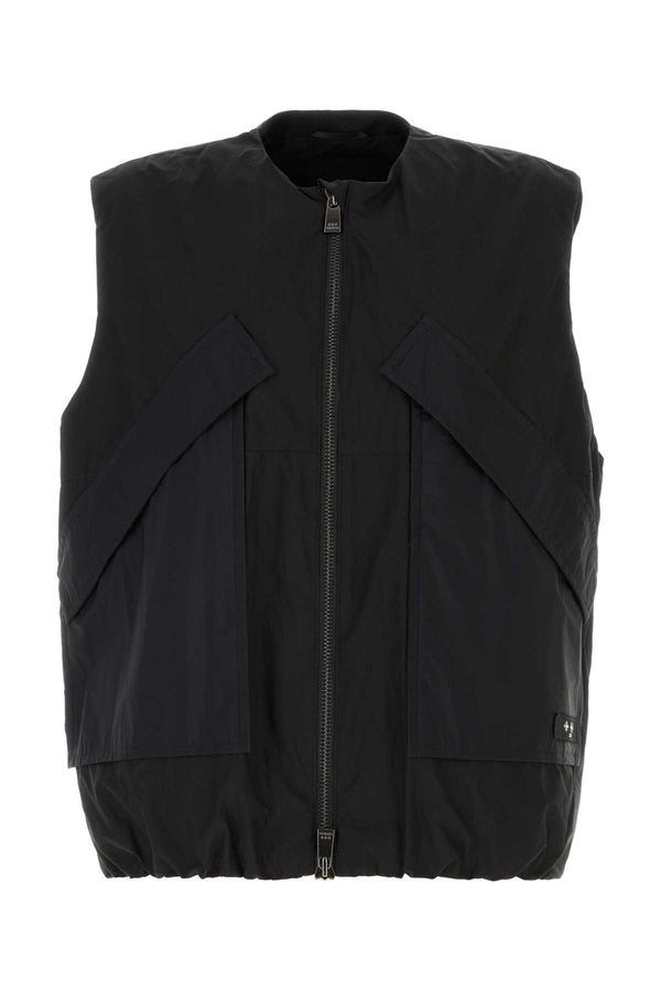 Tatras Exterior: 80% Cotton 20% Silk vest in black