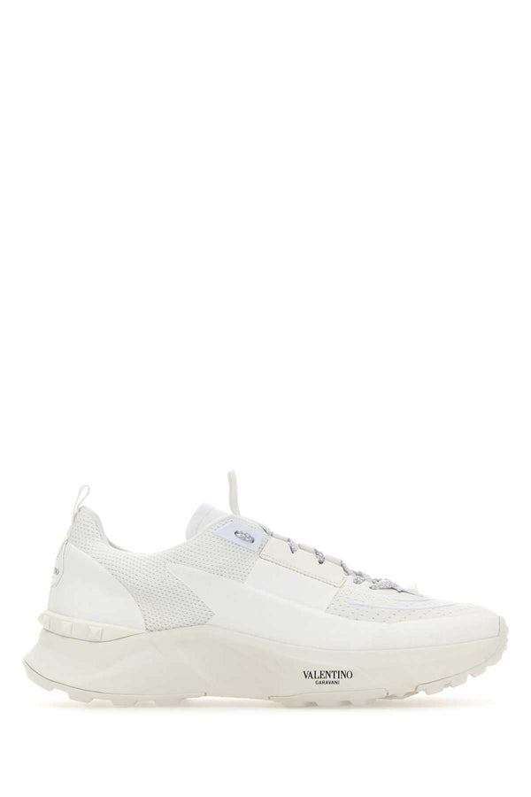 Valentino Garavani Calf leather - Bos Taurus sneaker in white