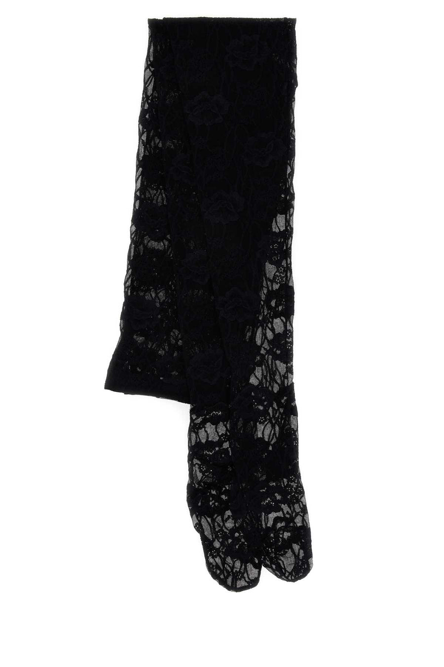 Saint Laurent 93% Nylon leggings in black