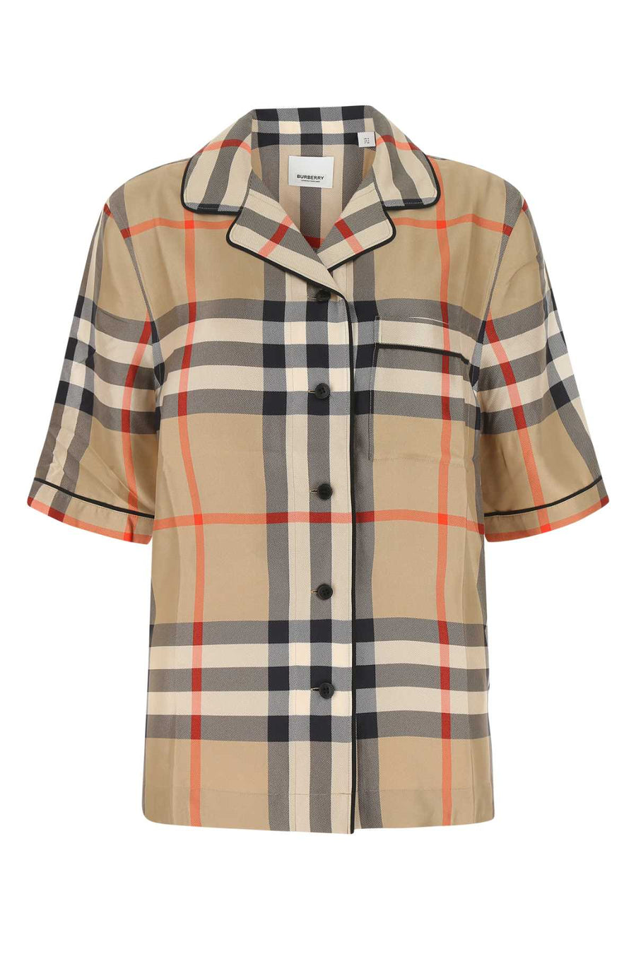 Burberry 100% Silk shirt in beige